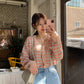Multi Color Plaid Knitted Women Winter Clothing Cardigan Sweaters