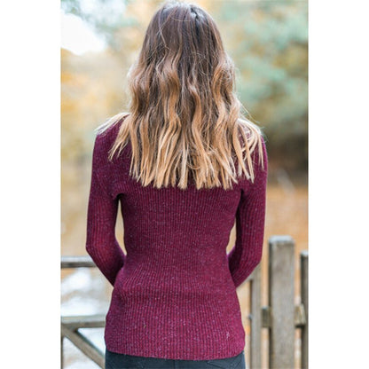 Women's Turtleneck Standard Thickness Elastic Sweater