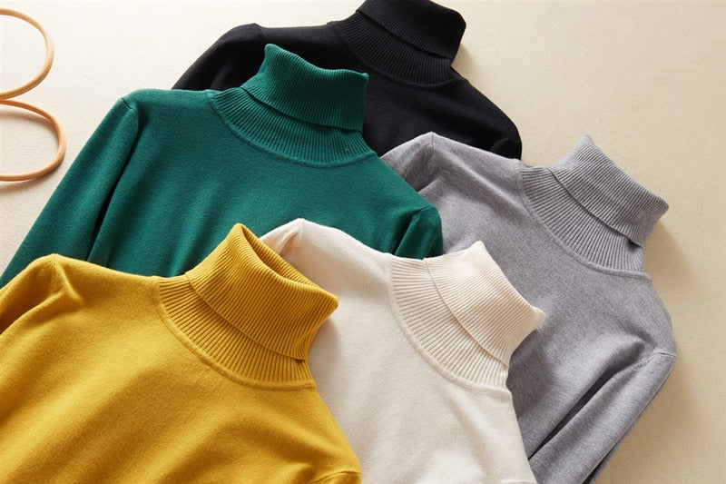 Casual Simple Solid Women Sweaters