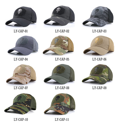 Military Camouflage Tactical Baseball Cap – Adjustable Army Combat Snapback Hat for Paintball, Basketball, Football, and Outdoor Sports