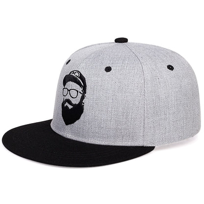 Beard Old Man Printed Baseball Hats