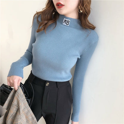 Women's Slim Winter Sweaters Soft Femme Fashion