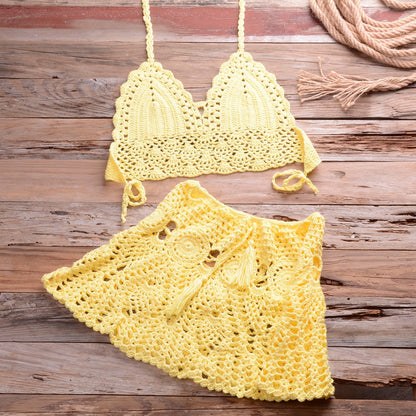 Hollow Out Crochet Sexy Bikini For Women