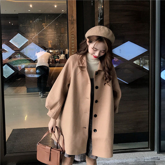 Autumn Classic Chic Casual Lapel Single-Breasted Outwear Coat For Women