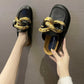 Womens Gold Chain Up Casual Summer Slippers