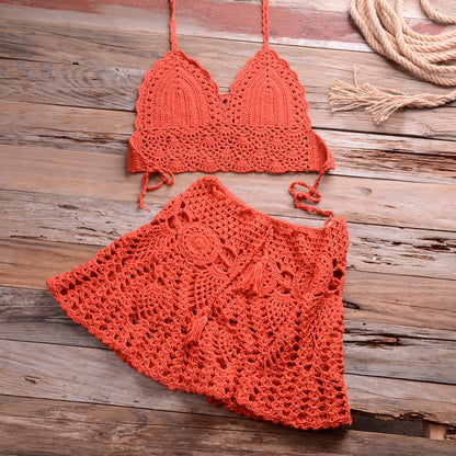 Hollow Out Crochet Sexy Bikini For Women