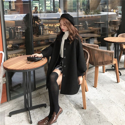 Autumn Classic Chic Casual Lapel Single-Breasted Outwear Coat For Women