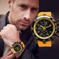 Men's Silicone Strap Casual Analog Watches