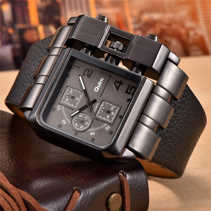 Mens Casual Square Muscle Type Analog Watches