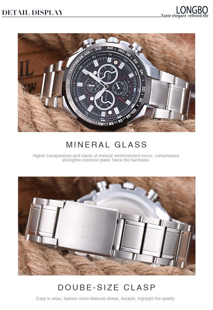 Men's Fashion New Luxury Waterproof Watches