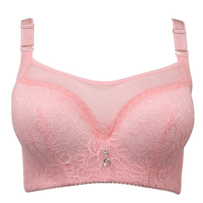 Sexy Lace Push Up Bra – Underwire Thin Cup Lingerie for Women Plus Size