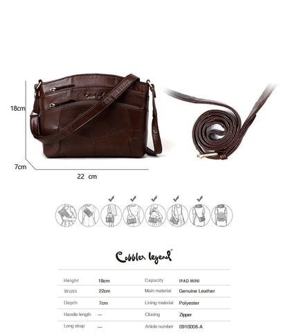 Womens Genuine Leather Messenger Bags