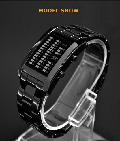 Men's Sporty Waterproof Led Watches