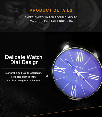 Mens Quartz Brand Casual Watch