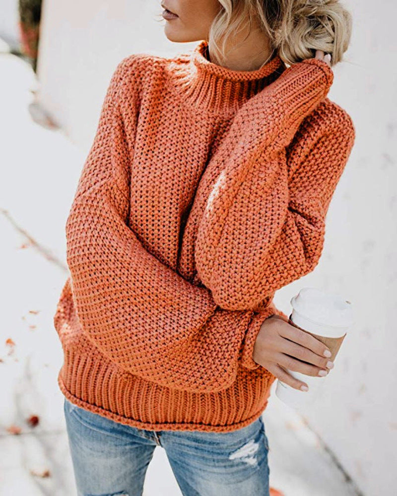 Women's Elegant Basic Thick Sweaters