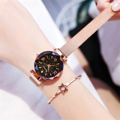 Womens Female Starry Luxury Watches