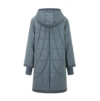 New Arrival Winter Mid Length Women Hooded Coats