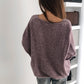 Women's Casual V-Neck Knitted Sweaters