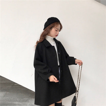 Autumn Classic Chic Casual Lapel Single-Breasted Outwear Coat For Women