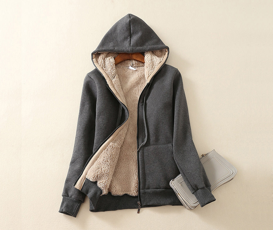 Furr Inside Warm Womens Hooded Jackets