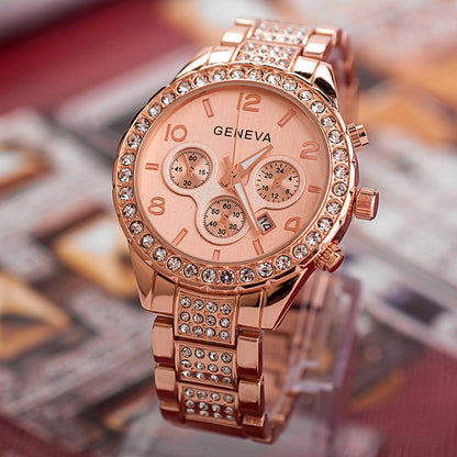 Womens Luxury Quartz Gold Watches