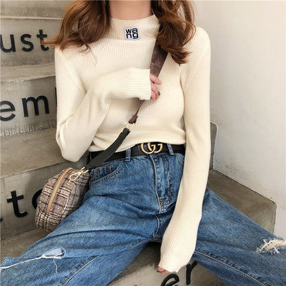 Women's Slim Winter Sweaters Soft Femme Fashion