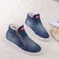 Womens Trendy Denim Ankle Boots