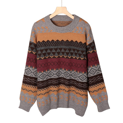 Women's Femme Korean Style Rustic Vintage Style Winter Sweaters