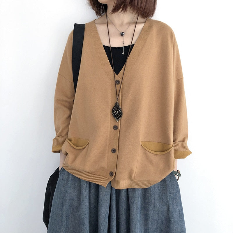 Women Vintage Spring Style Cardigans