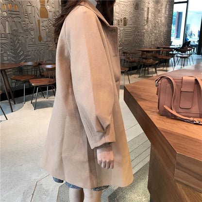 Autumn Classic Chic Casual Lapel Single-Breasted Outwear Coat For Women