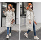 Women's Fur Hooded Slim Long Parka