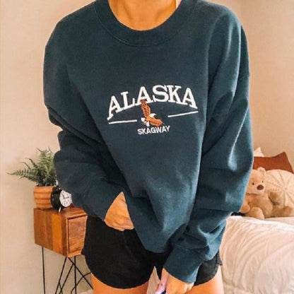 Womens Casual Wild West Alaska Sweatshirts