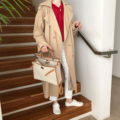 Women Vintage Windbraker Trench Coats