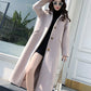 Women's Oversize Long Single Breasted Trench Coat