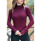 Women's Turtleneck Standard Thickness Elastic Sweater