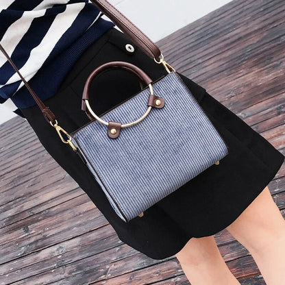 New Fashion Women's Round Ring Handle Handbags