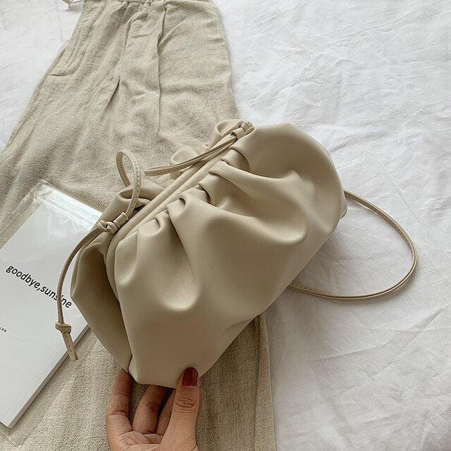 Casual Luxury Soft Leather Handbag Clutch Bag