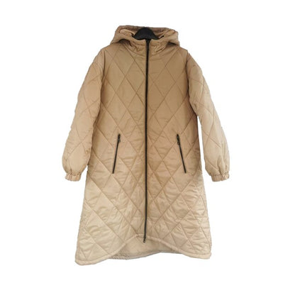 Geometrical Design Cotton Long Parkas