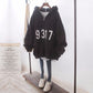 New Womens 9317 Cool Winter Style Loose Hoodies