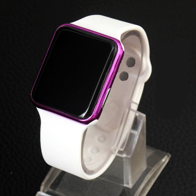 Mens Silicone Led Digital Watches