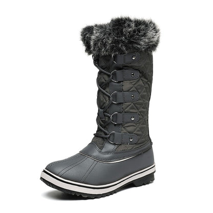 Extreme Cold Women's Snow Boots – Super Thick, Cold-Proof for Minus 40°C, Waterproof Anti-Skiing Cotton Shoes