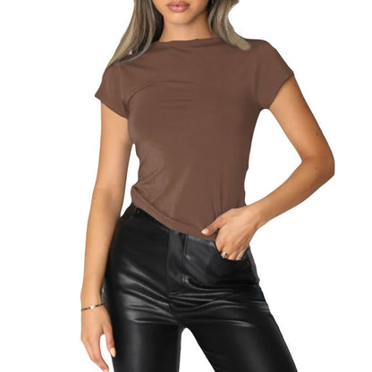 Women's Casual Plain Summer T-Shirts