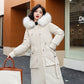 Womens Fur Hooded -30 Degrees Cold Weather Protection Snow Coats