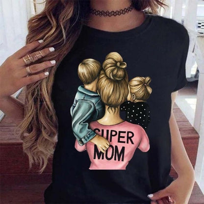 Women Mama Life Summer T-Shirts