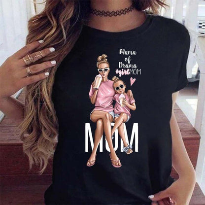 Women Mama Life Summer T-Shirts