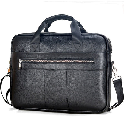 Business Style Genuine Leather Large Capacity Messenger Bags