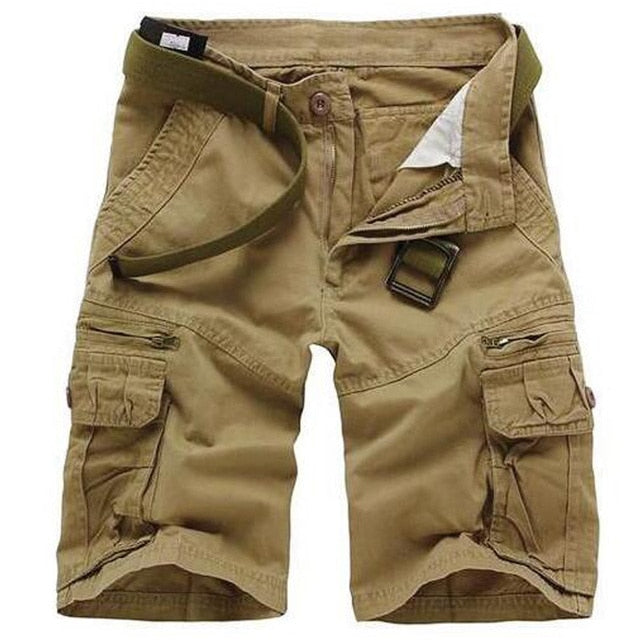 Mens Military Type Cotton Cargo Shorts