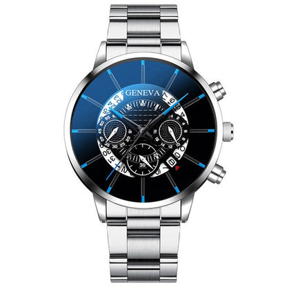 Mens Bohemian Dial Stainless Steel Analog Watch