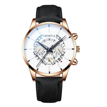 Mens Bohemian Dial Stainless Steel Analog Watch