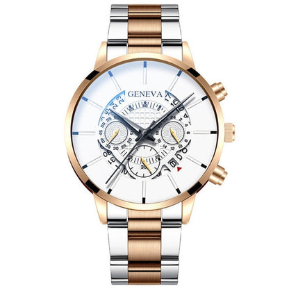 Mens Bohemian Dial Stainless Steel Analog Watch